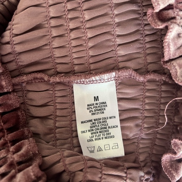 Aeropostale Pink Velvet Top - Picture 6 of 7